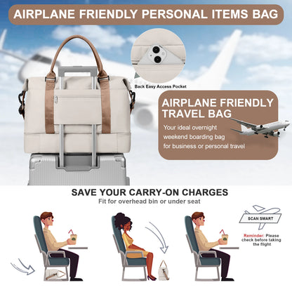 Versatile Travel Backpack | Large Lightweight Bag with Multiple Compartments | Ideal for Weekend Getaways and Hospital Visits 4