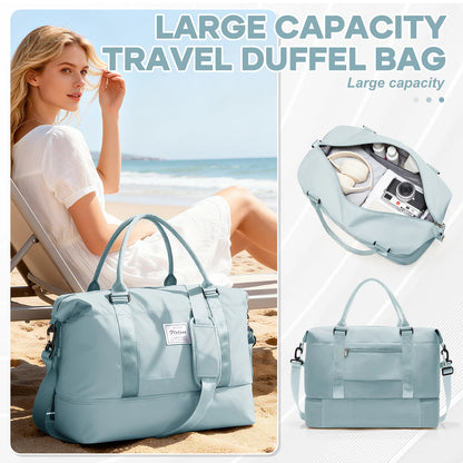 Versatile Travel Backpack | Large Lightweight Bag with Multiple Compartments | Ideal for Weekend Getaways and Hospital Visits 7