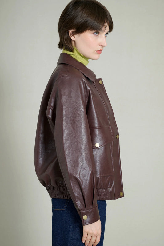 Veste Bombers Bergundy 5
