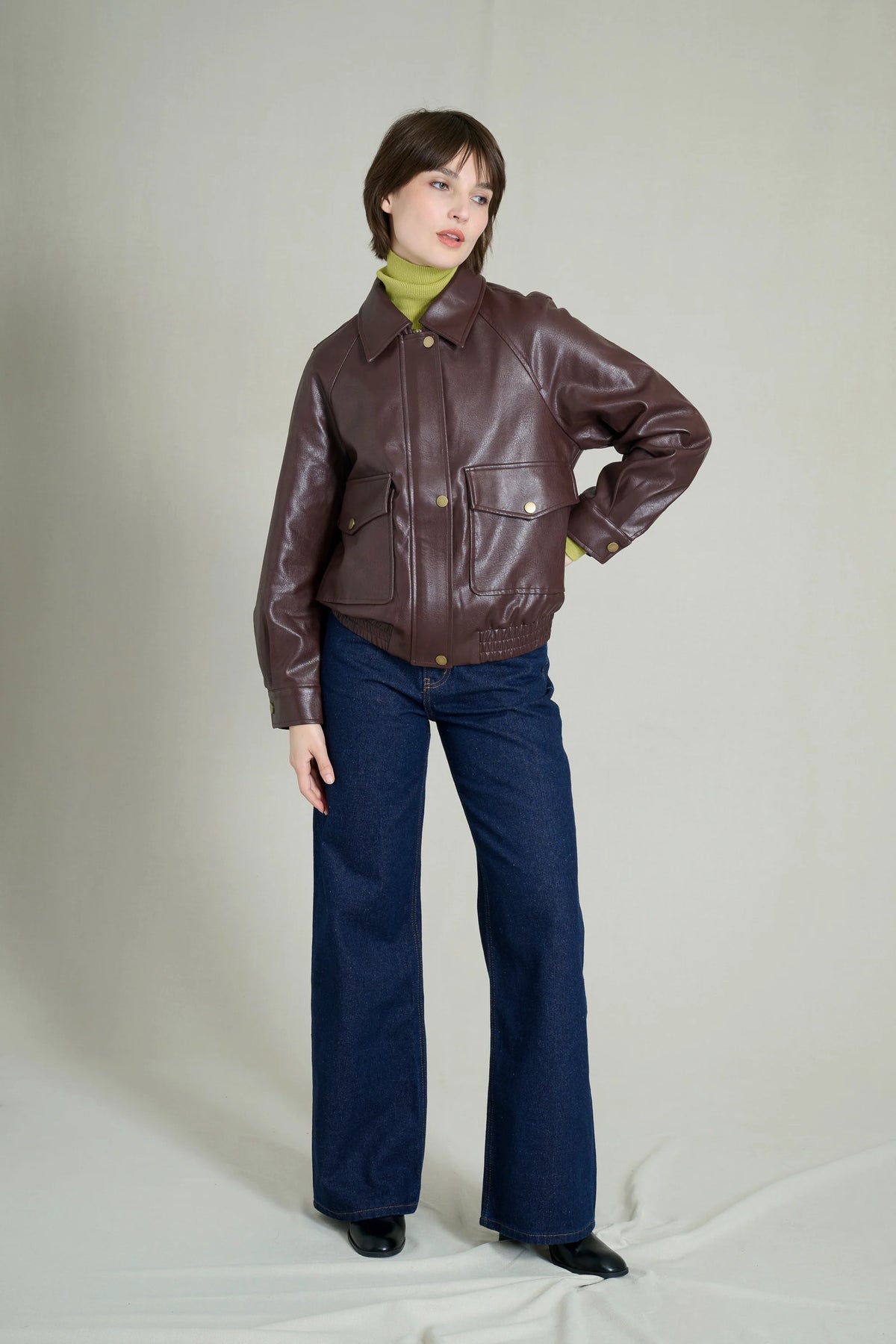 Veste Bombers Bergundy 7