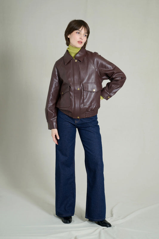 Veste Bombers Bergundy 7