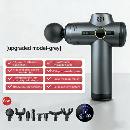 Vibrant Pulse | Percussion Muscle Massager with Ergonomic Handle | Deep Tissue Relief for Neck, Back & Body 0
