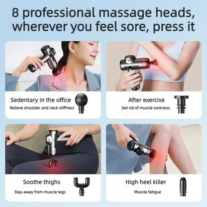 Vibrant Pulse | Percussion Muscle Massager with Ergonomic Handle | Deep Tissue Relief for Neck, Back & Body 2