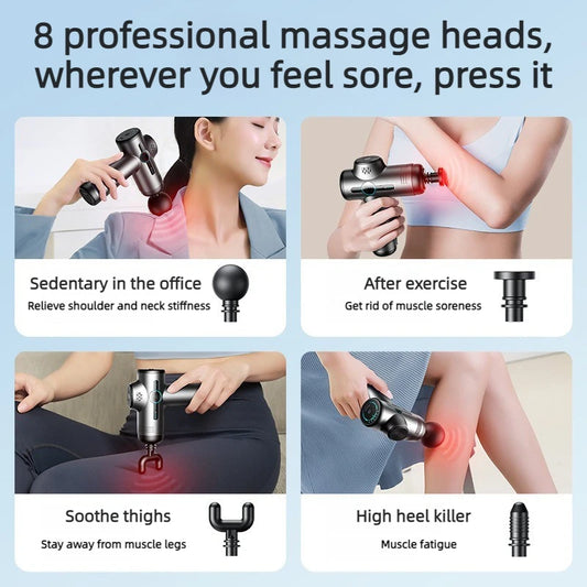 Vibrant Pulse | Percussion Muscle Massager with Ergonomic Handle | Deep Tissue Relief for Neck, Back & Body 2