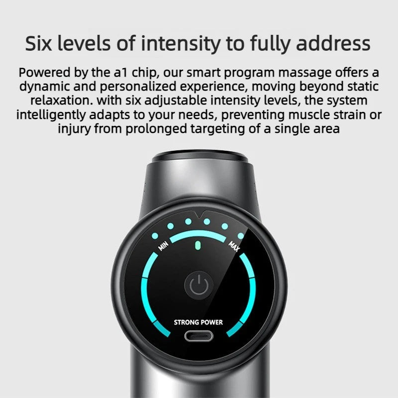 Vibrant Pulse | Percussion Muscle Massager with Ergonomic Handle | Deep Tissue Relief for Neck, Back & Body 5