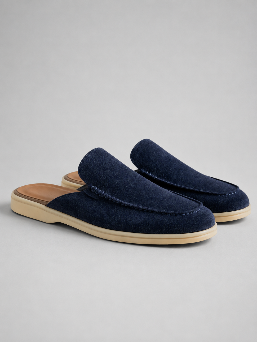 Vincent | Men's Suede Mule Loafers 1