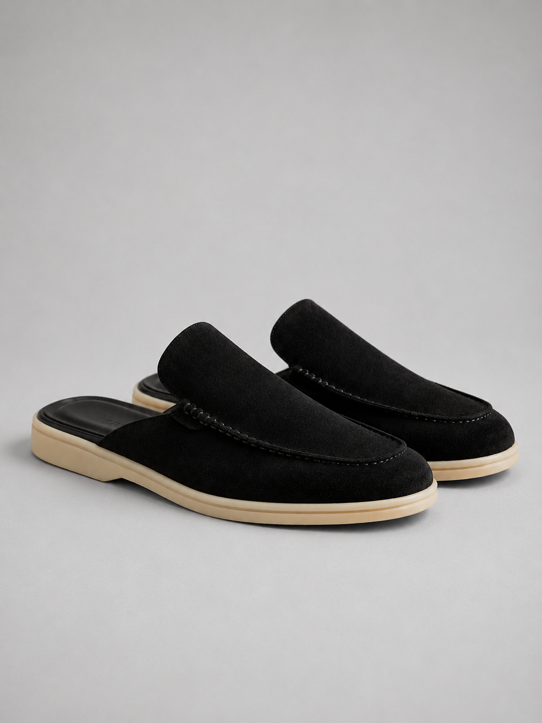Vincent | Men's Suede Mule Loafers 2