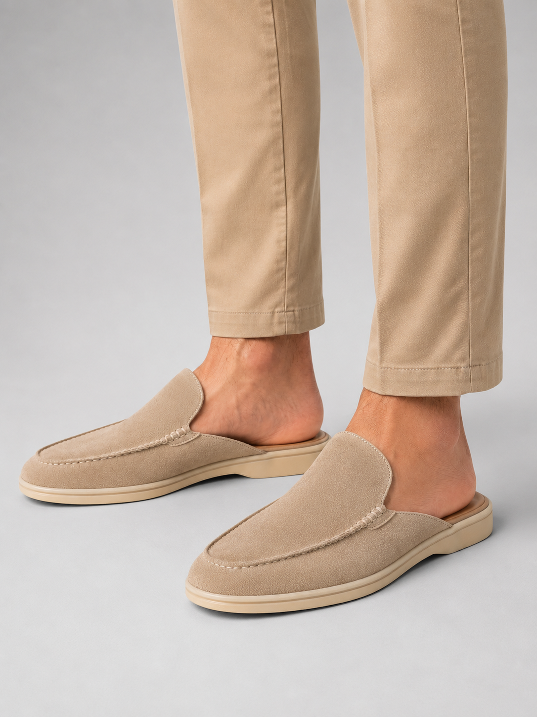 Vincent | Men's Suede Mule Loafers 4