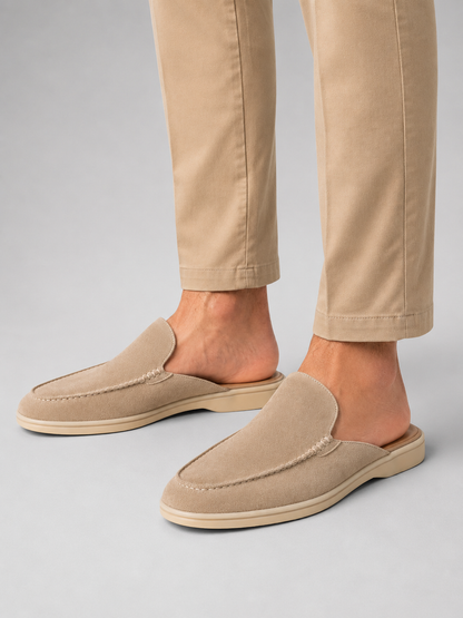 Vincent | Men's Suede Mule Loafers 4