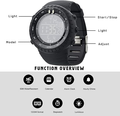 Waterproof Men's Digital Sports Watch - Henry 4