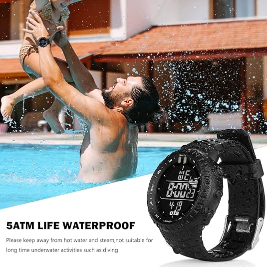 Waterproof Men's Digital Sports Watch - Henry 7