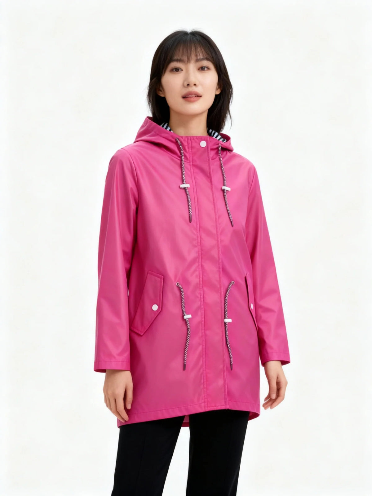 Wesley Weatherproof Coat | Hooded, Water-Repellent, Adjustable Fit 4