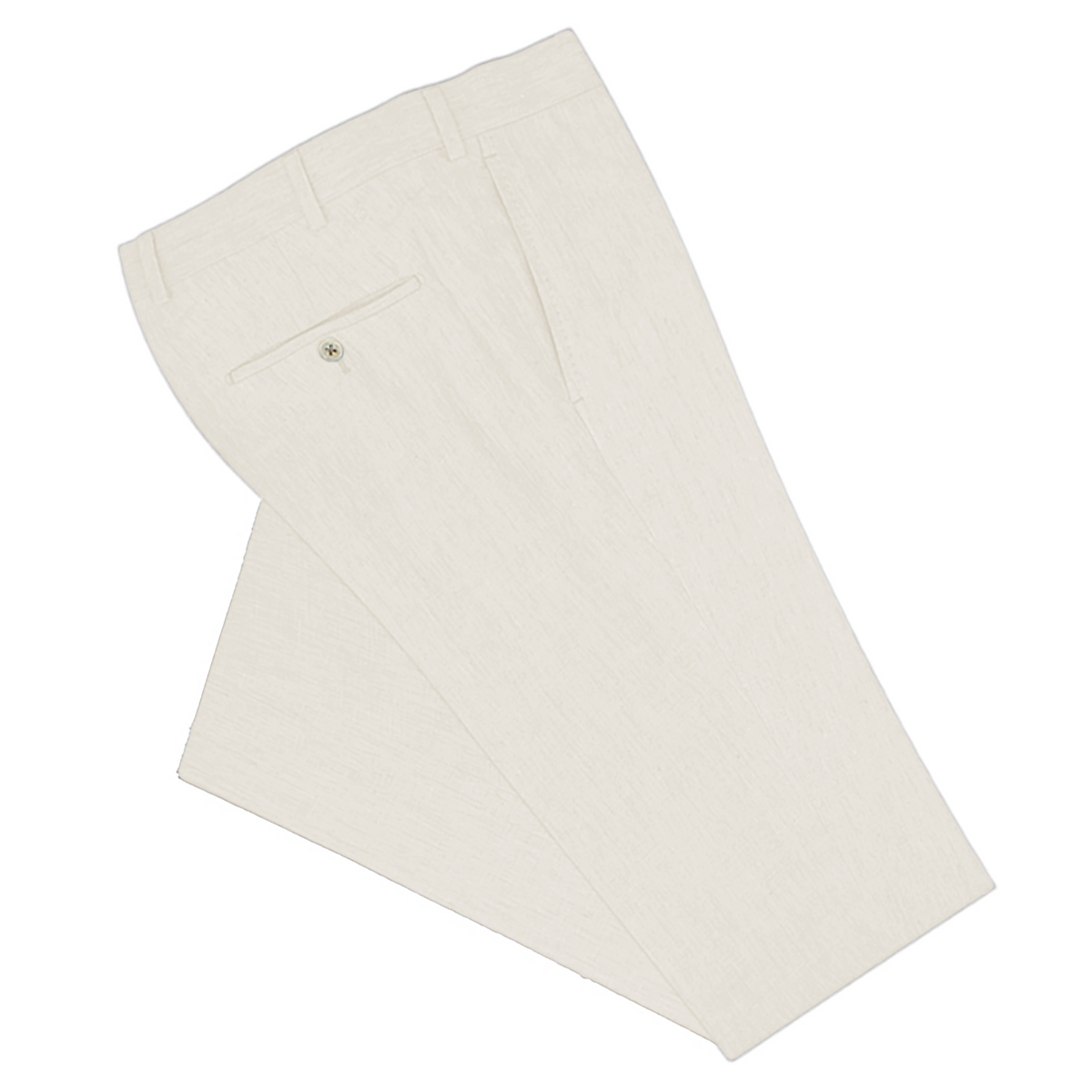 White Linen Dress Pants 0