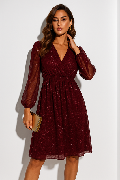 Women’s Elegant Glitter Mini Dress 3