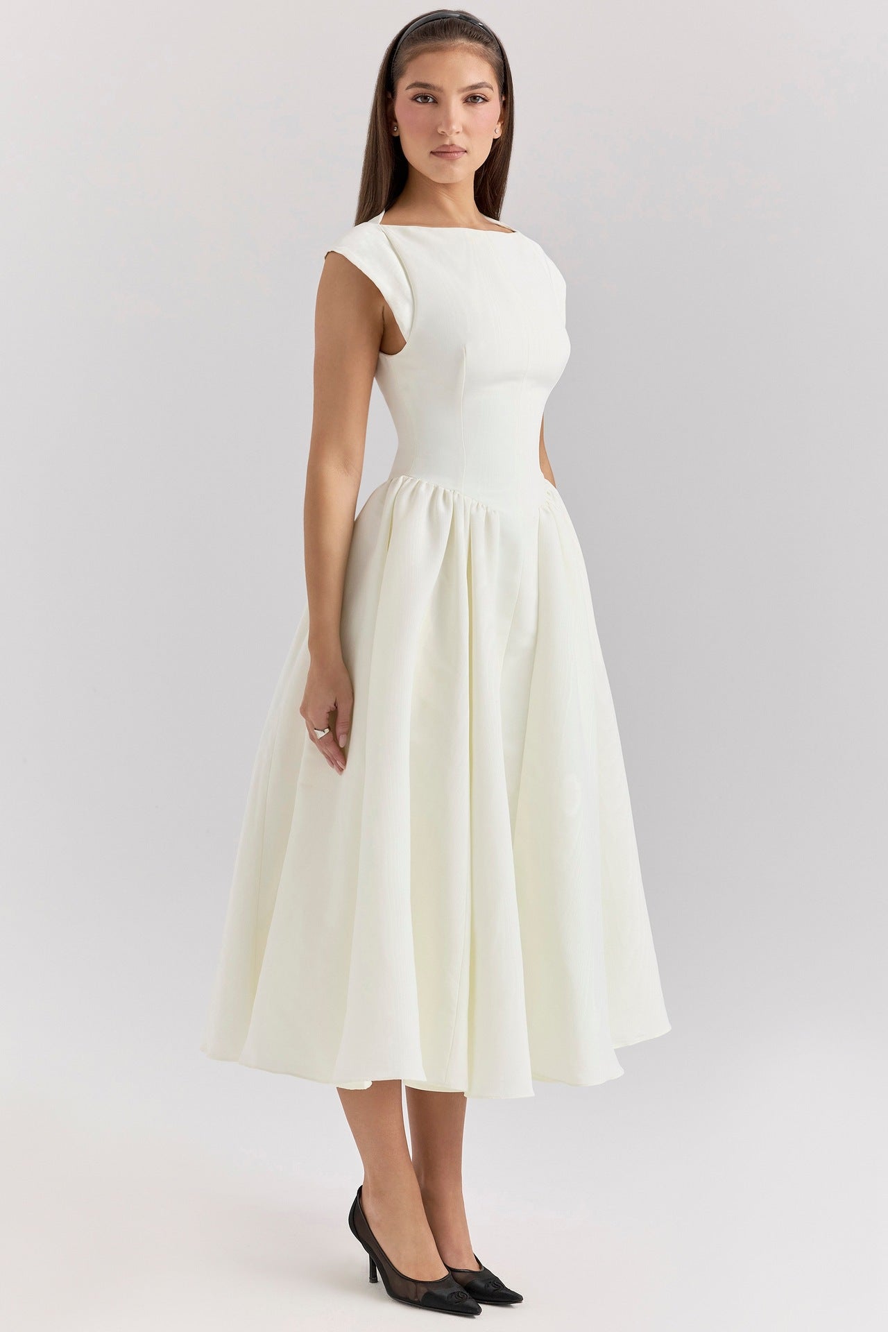 Women’s Fit-and-Flare Midi Dress 0