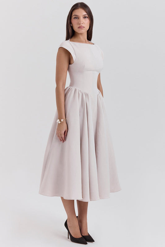 Women’s Fit-and-Flare Midi Dress 2
