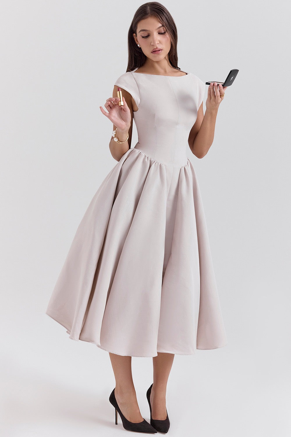 Women’s Fit-and-Flare Midi Dress 3
