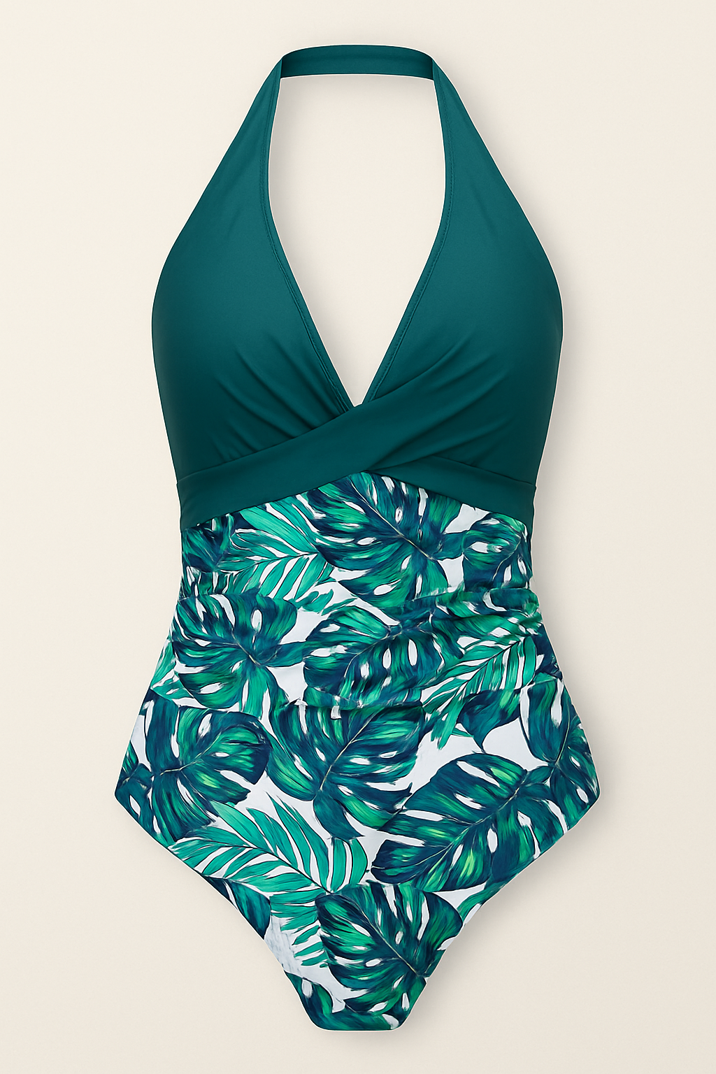 Women’s Halter Wrap One-Piece Swimsuit 4