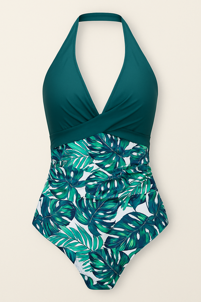 Women’s Halter Wrap One-Piece Swimsuit 4