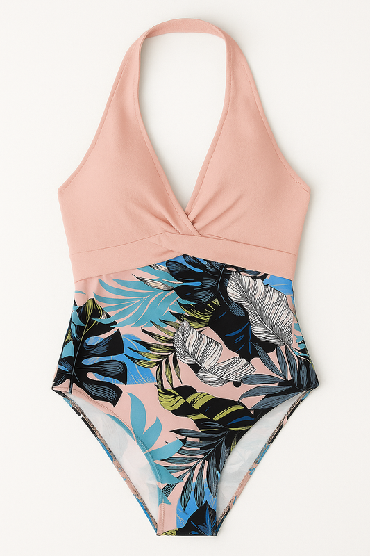 Women’s Halter Wrap One-Piece Swimsuit 5