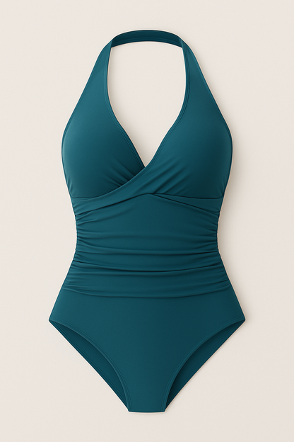 Women’s Halter Wrap One-Piece Swimsuit 7