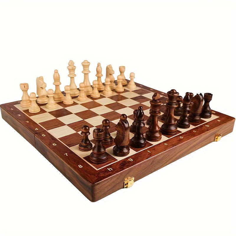 Wooden Chess Set - Perfect for Home and Travel 0
