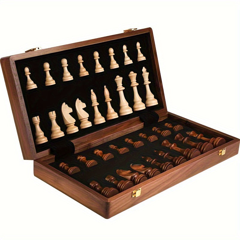 Wooden Chess Set - Perfect for Home and Travel 1
