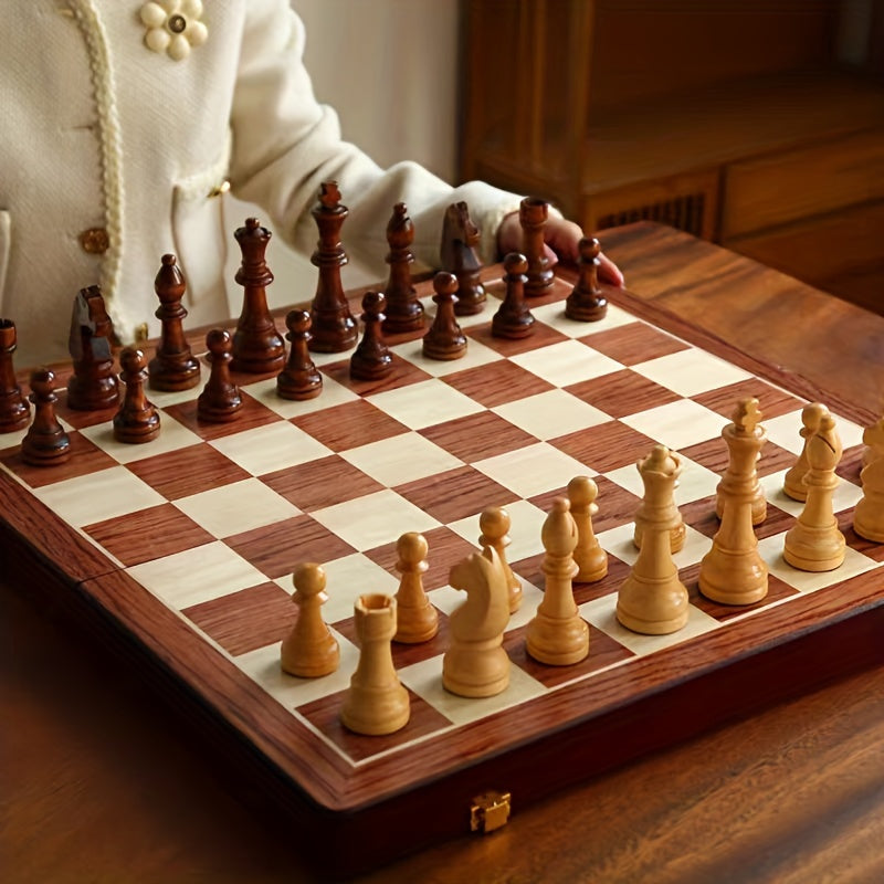 Wooden Chess Set - Perfect for Home and Travel 3