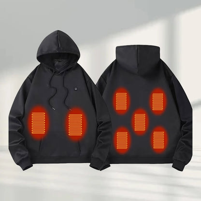 Heated Hoodie Mens | Intelligent Heating Technology with Weather-Resistant Fabric | Ultimate Warmth for Cold Days 9