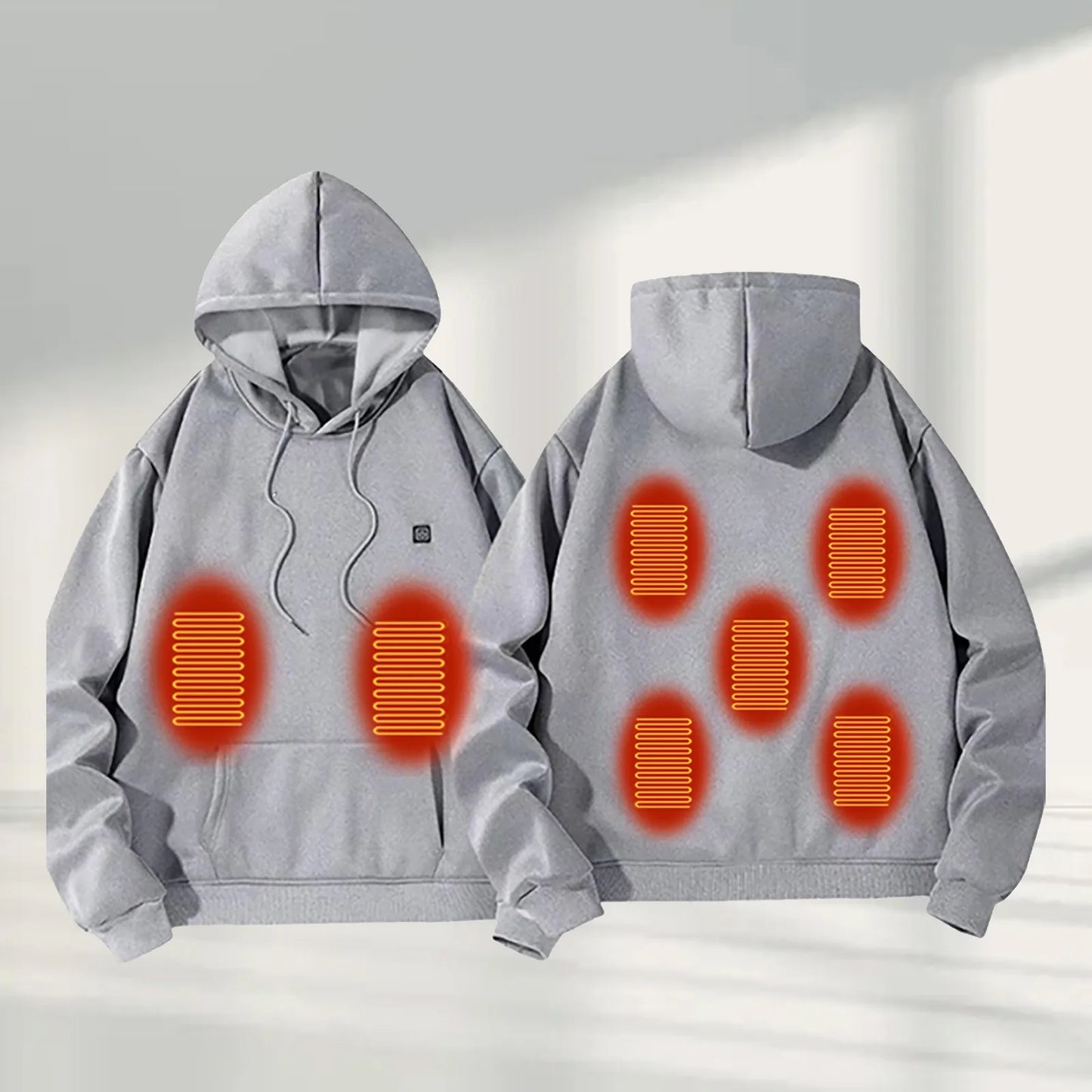 Heated Hoodie Mens | Intelligent Heating Technology with Weather-Resistant Fabric | Ultimate Warmth for Cold Days 10