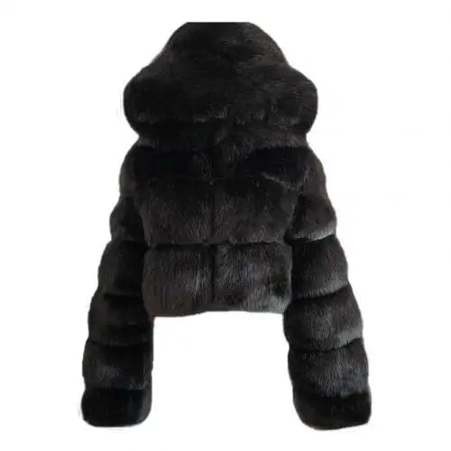 Luxe Cropped Faux Fur Jacket