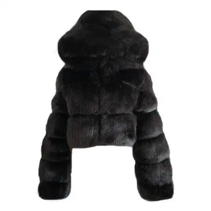 Luxe Cropped Faux Fur Jacket