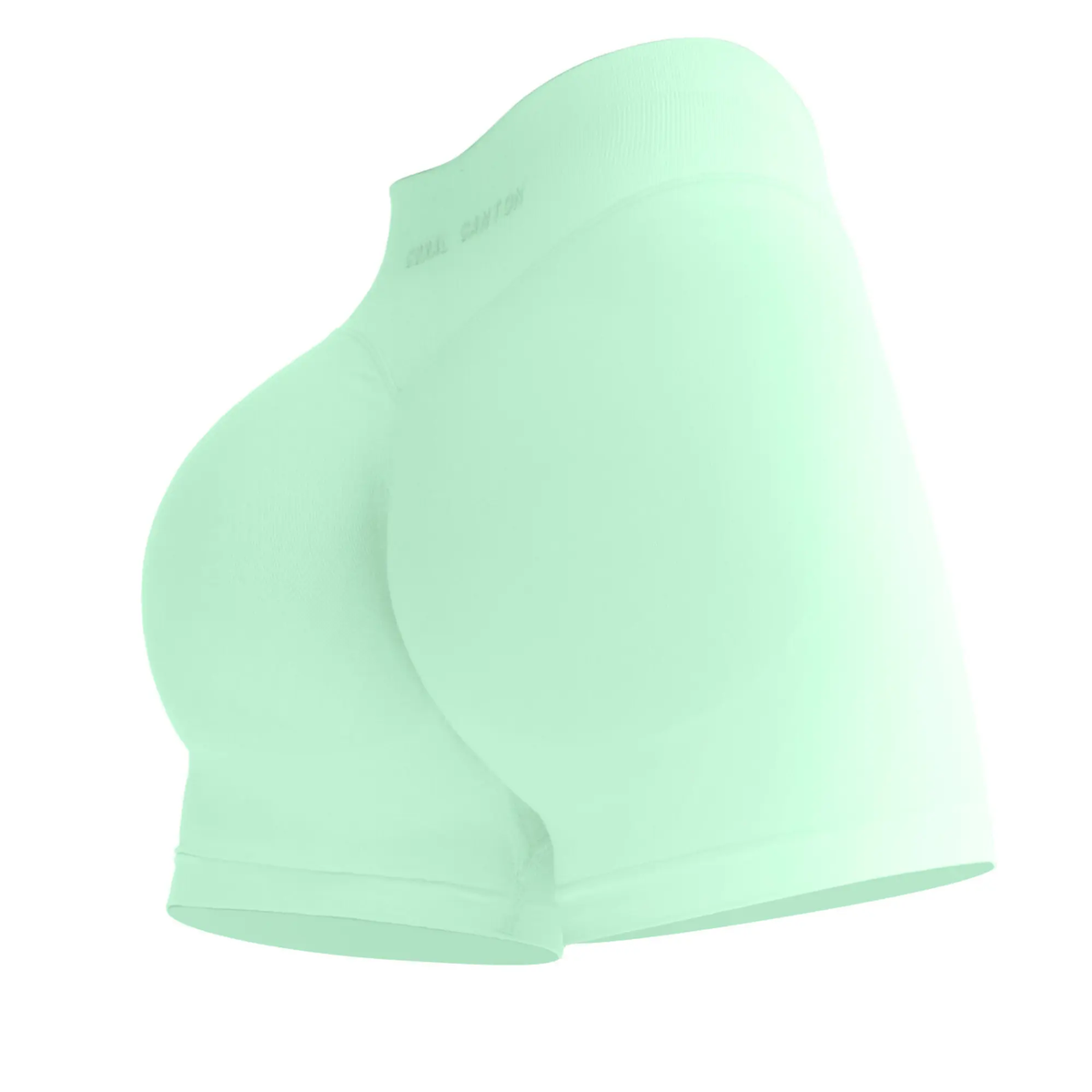 Coral Canton Impact Shorts High Waistband Butt Lifting