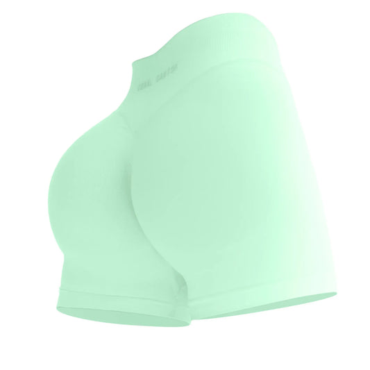 Coral Canton Impact Shorts High Waistband Butt Lifting