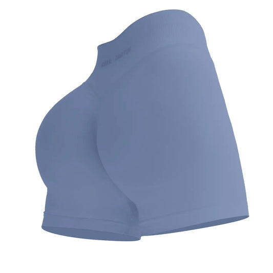 Coral Canton Impact Shorts High Waistband Butt Lifting