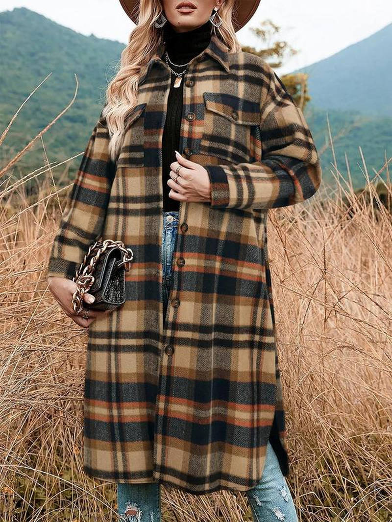 Emily | Stylish Warm Plaid Coat 5