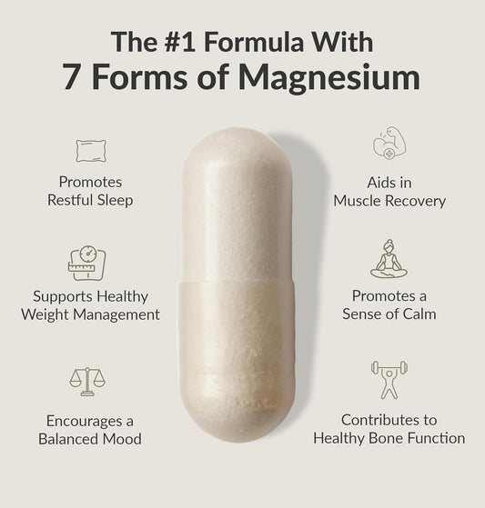 BIOptimizers | Magnesium Complex 500MG Supplement - Magnesium Glycinate, Citrate & Malate - Sleep Support, Stress Relief, Muscles & Relaxation