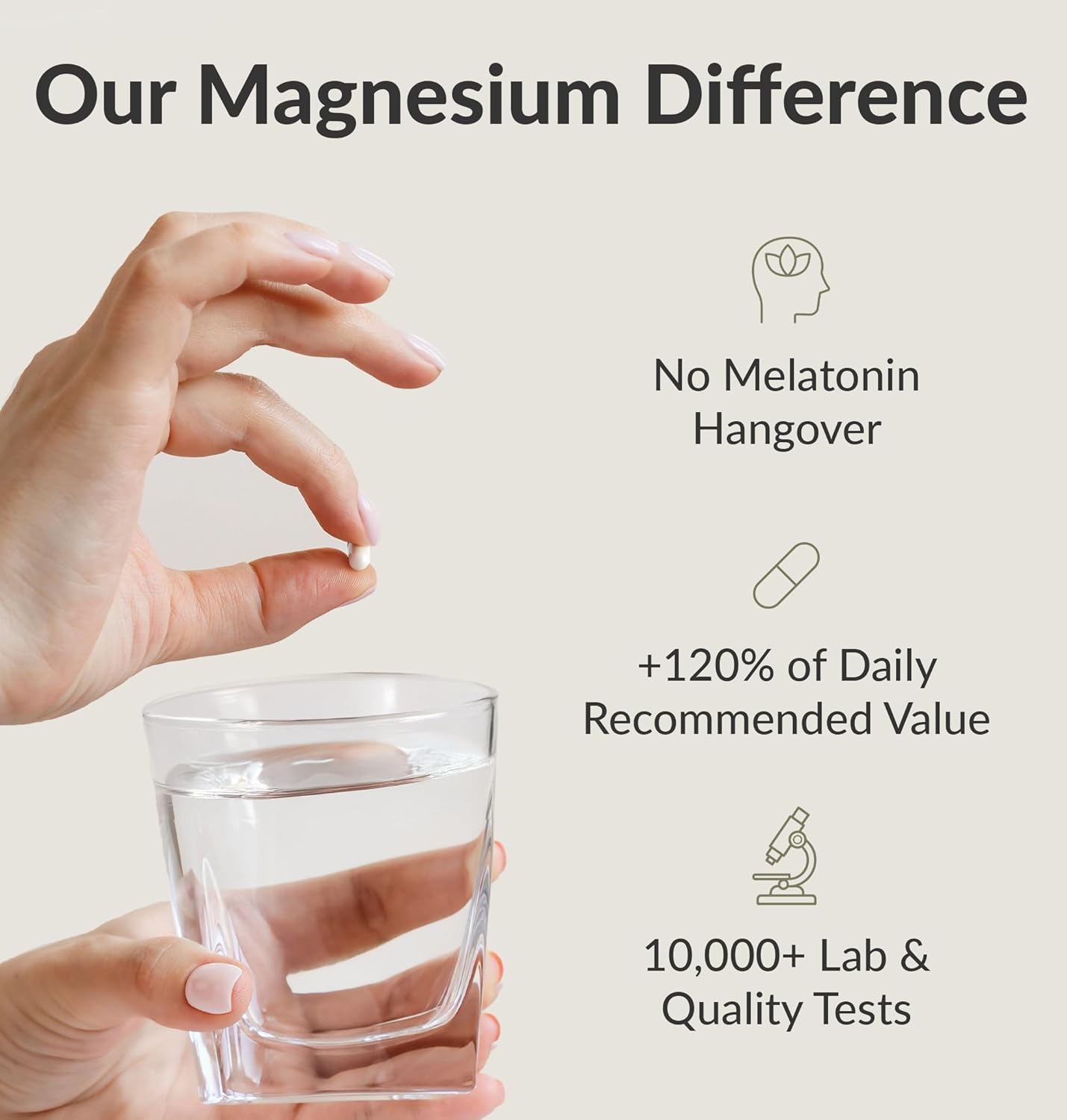 BIOptimizers | Magnesium Complex 500MG Supplement - Magnesium Glycinate, Citrate & Malate - Sleep Support, Stress Relief, Muscles & Relaxation