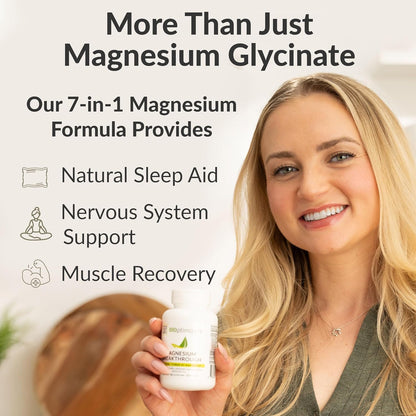 BIOptimizers | Magnesium Complex 500MG Supplement - Magnesium Glycinate, Citrate & Malate - Sleep Support, Stress Relief, Muscles & Relaxation