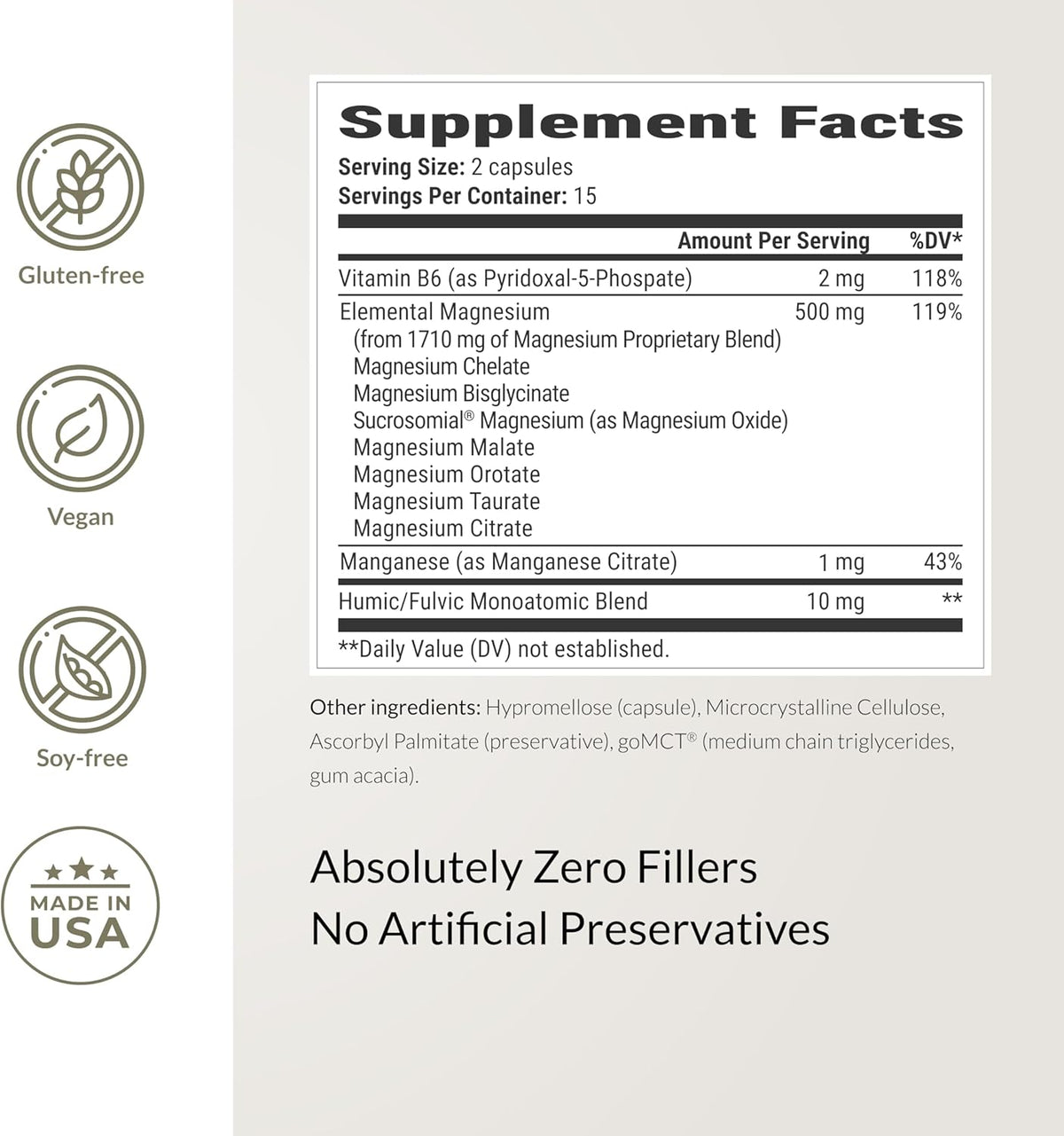 BIOptimizers | Magnesium Complex 500MG Supplement - Magnesium Glycinate, Citrate & Malate - Sleep Support, Stress Relief, Muscles & Relaxation